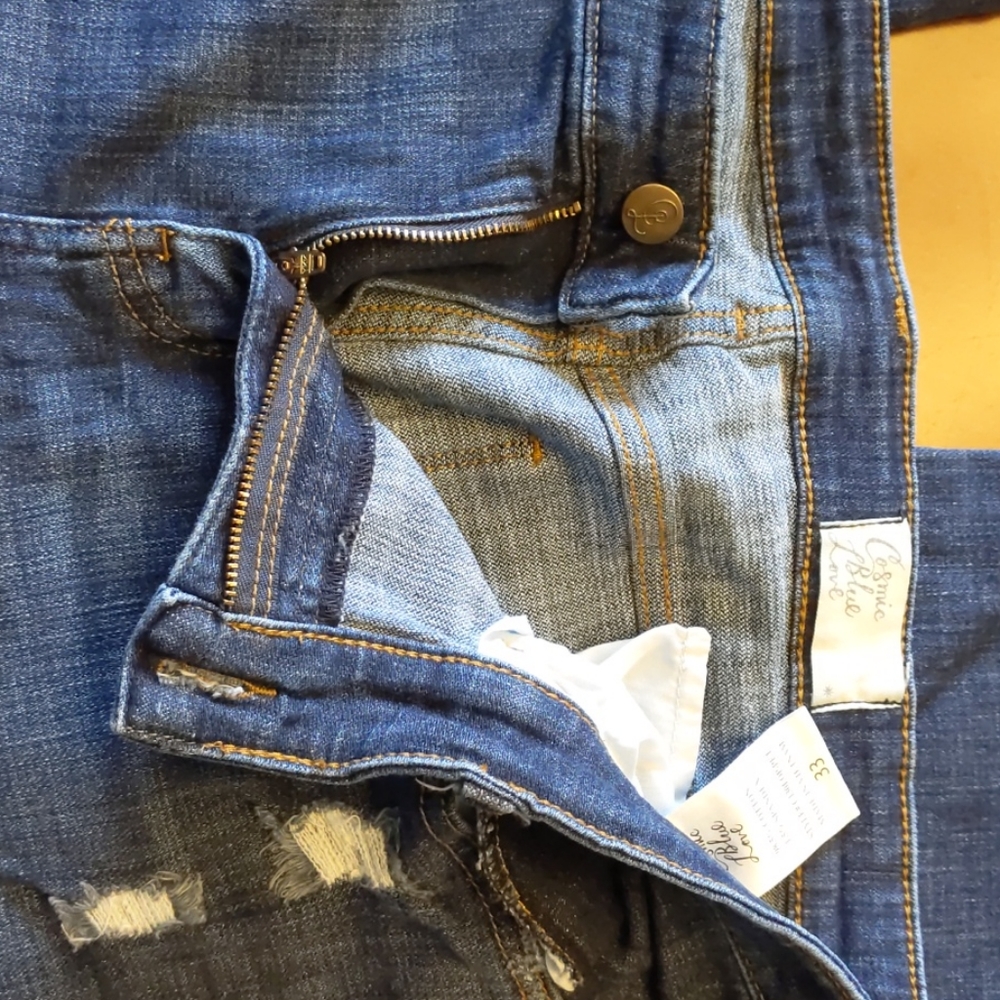 Cosmic Blue Love jeans